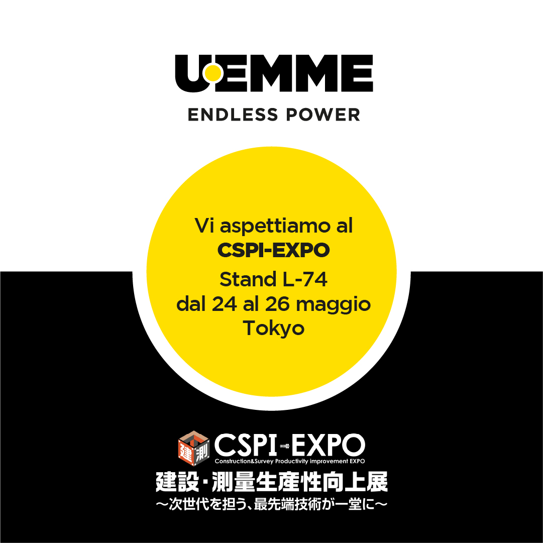 PRESENTI AL CSPI-EXPO- 2023 DI TOKYO, FIERA DEL SETTORE COSTRUZIONI E RILEVAMENTI