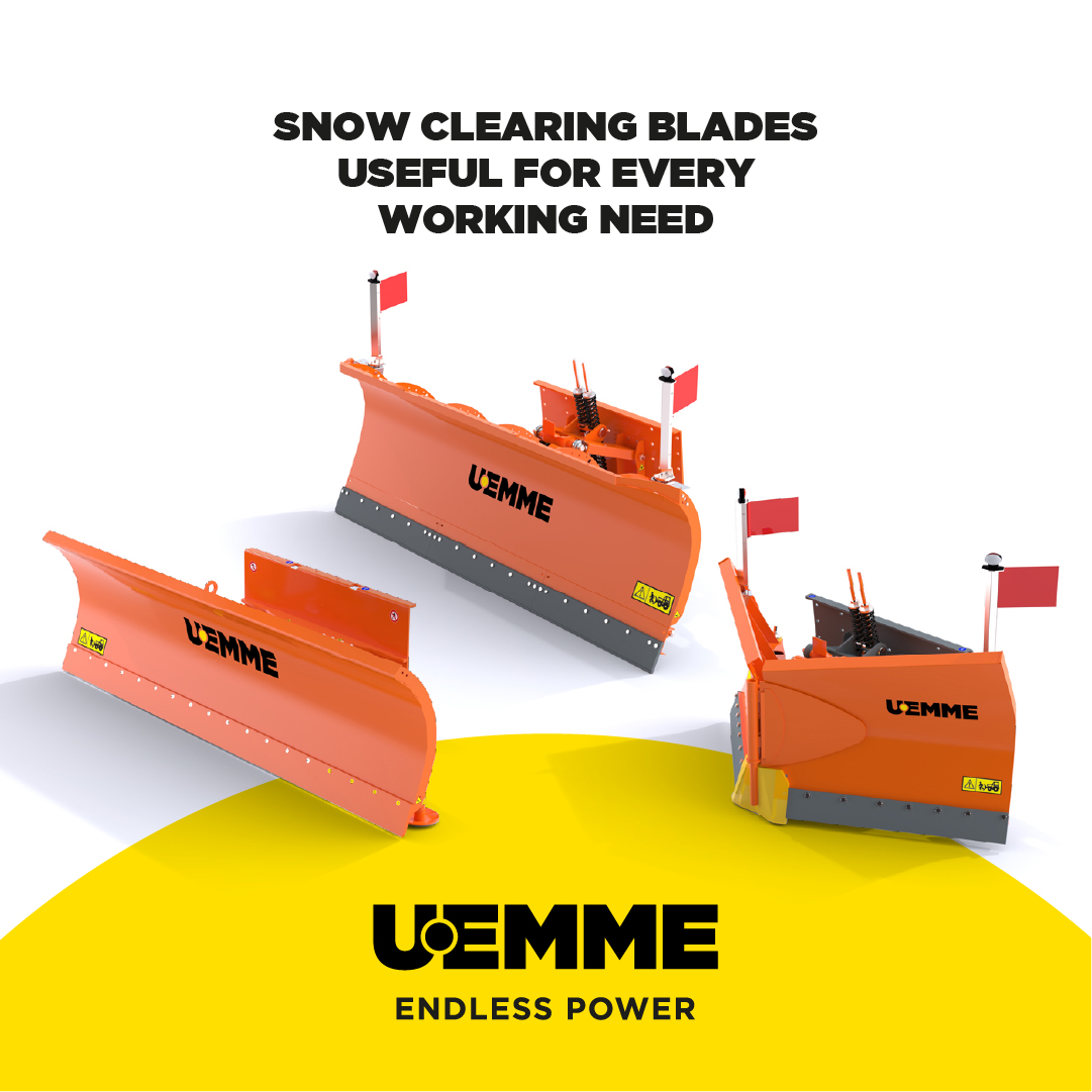 U.EMME SNOW BLADES ARE USEFUL FOR ANY WORK REQUIREMENT