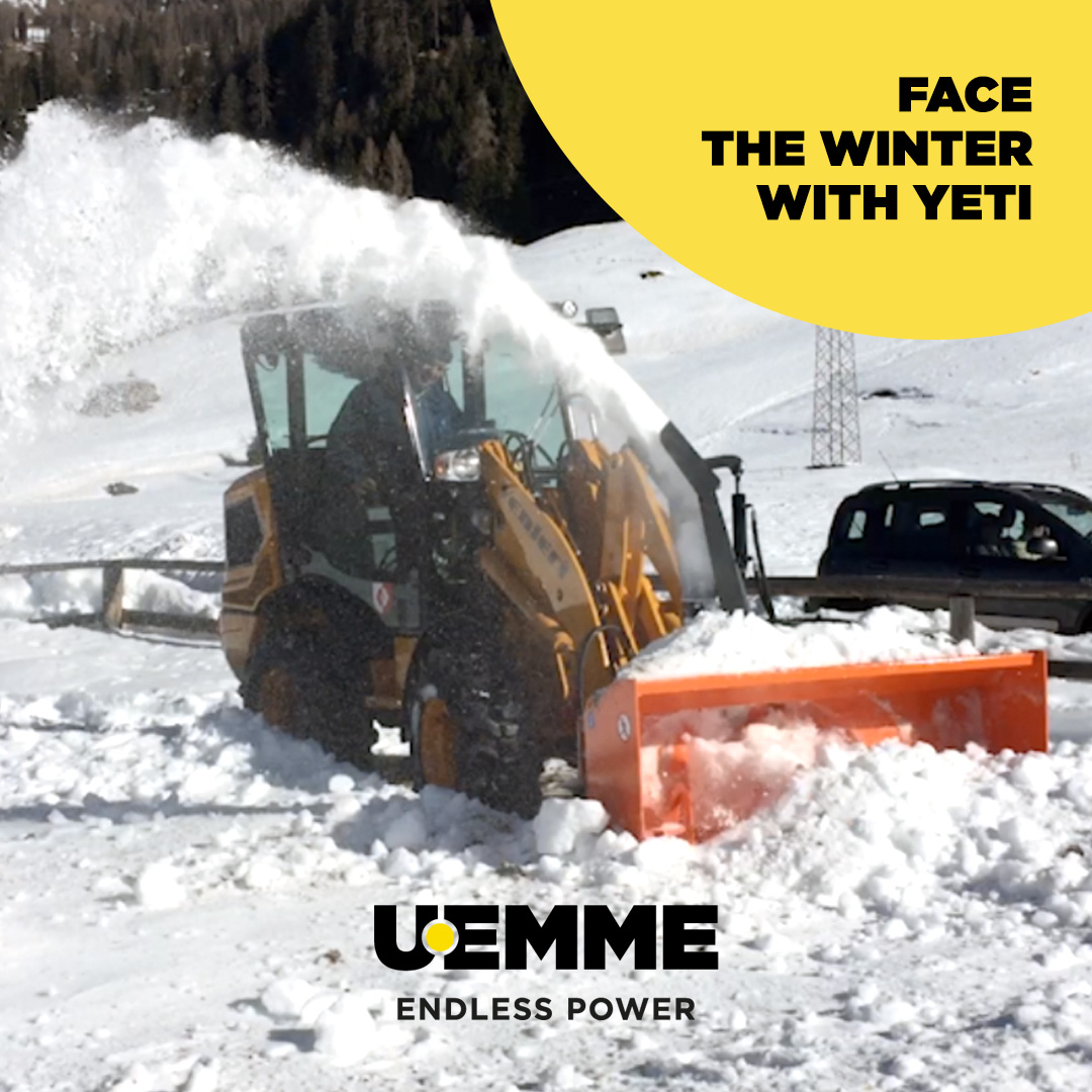 U.EMME SNOW BLOWERS: FACE WINTER WITH YETI!
